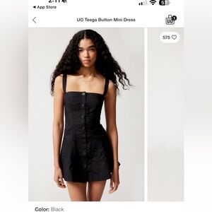 URBAN OUTFITTERS Black Mini Dress